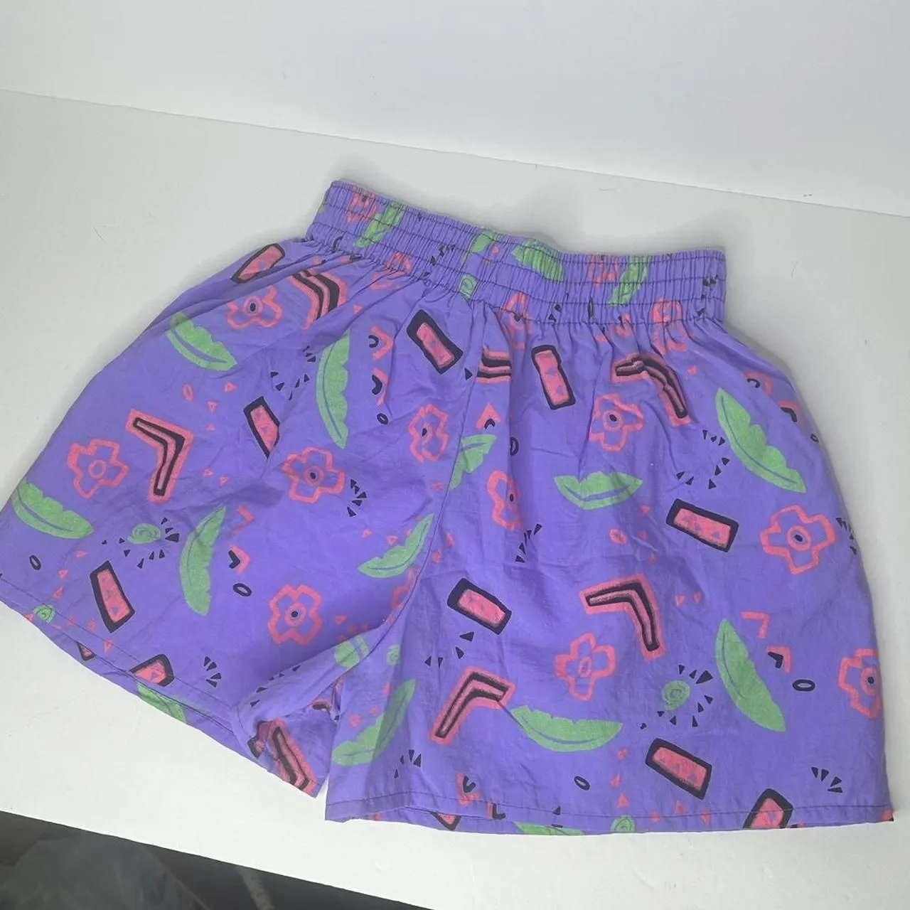 1980s 80s vintage purple and pink shorts - Image 8