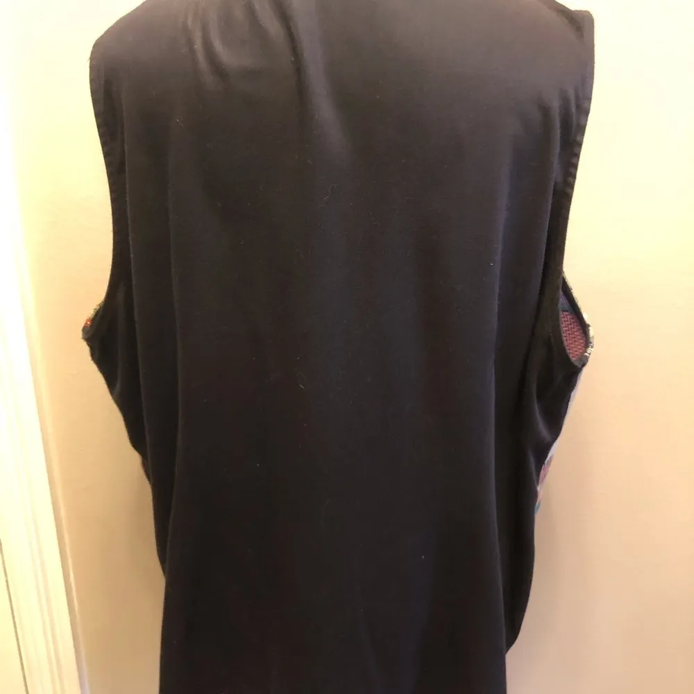 Vintage Venezia Jeans Route 66 Tapestry Style Vest Size 18/20 - Image 8