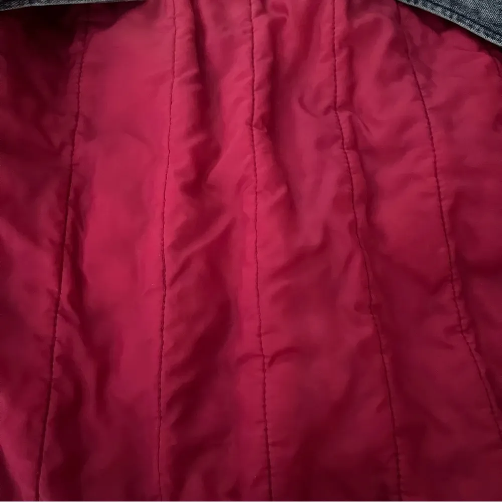 Vintage Ivy Club Classics Denim Bomber Jacket, Sz S Blue - Image 11