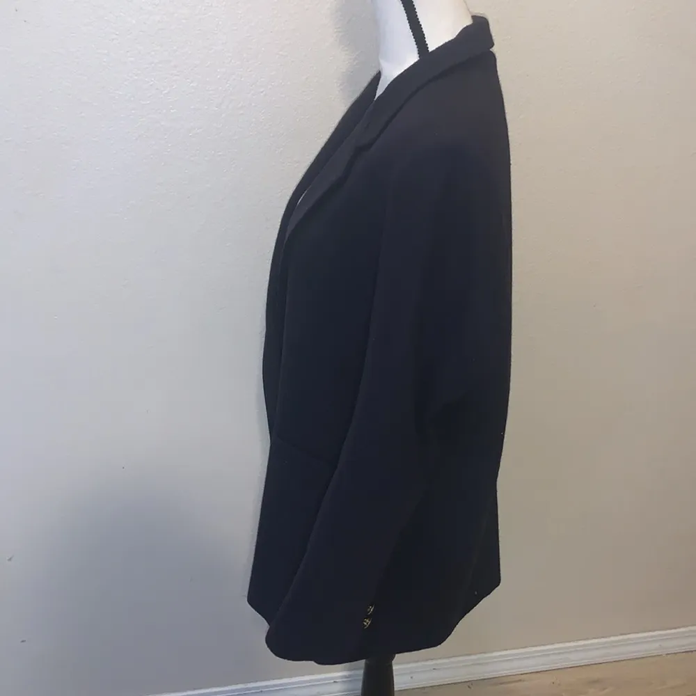 Pierre Dumas Dumas navy blue wool single button formal blazer - Image 6