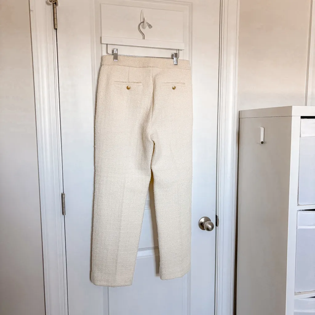 NEW J. Crew Tweed tapered pant high rise - Image 5