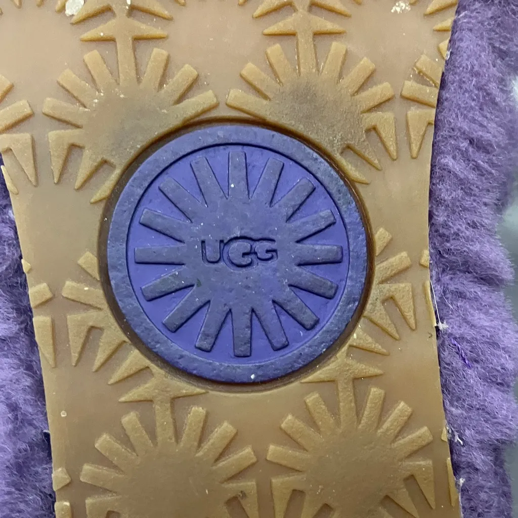 UGG Plush Purple Slide Sandals Women’s Size 9 - Image 8