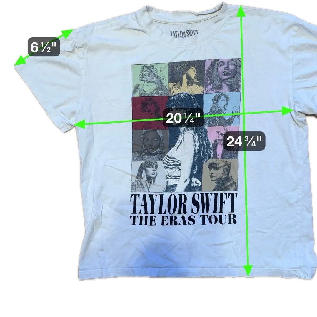 Taylor Swift The Eras Tour 2023 Concert T-Shirt Medium Graphic Band Tee - Image 6