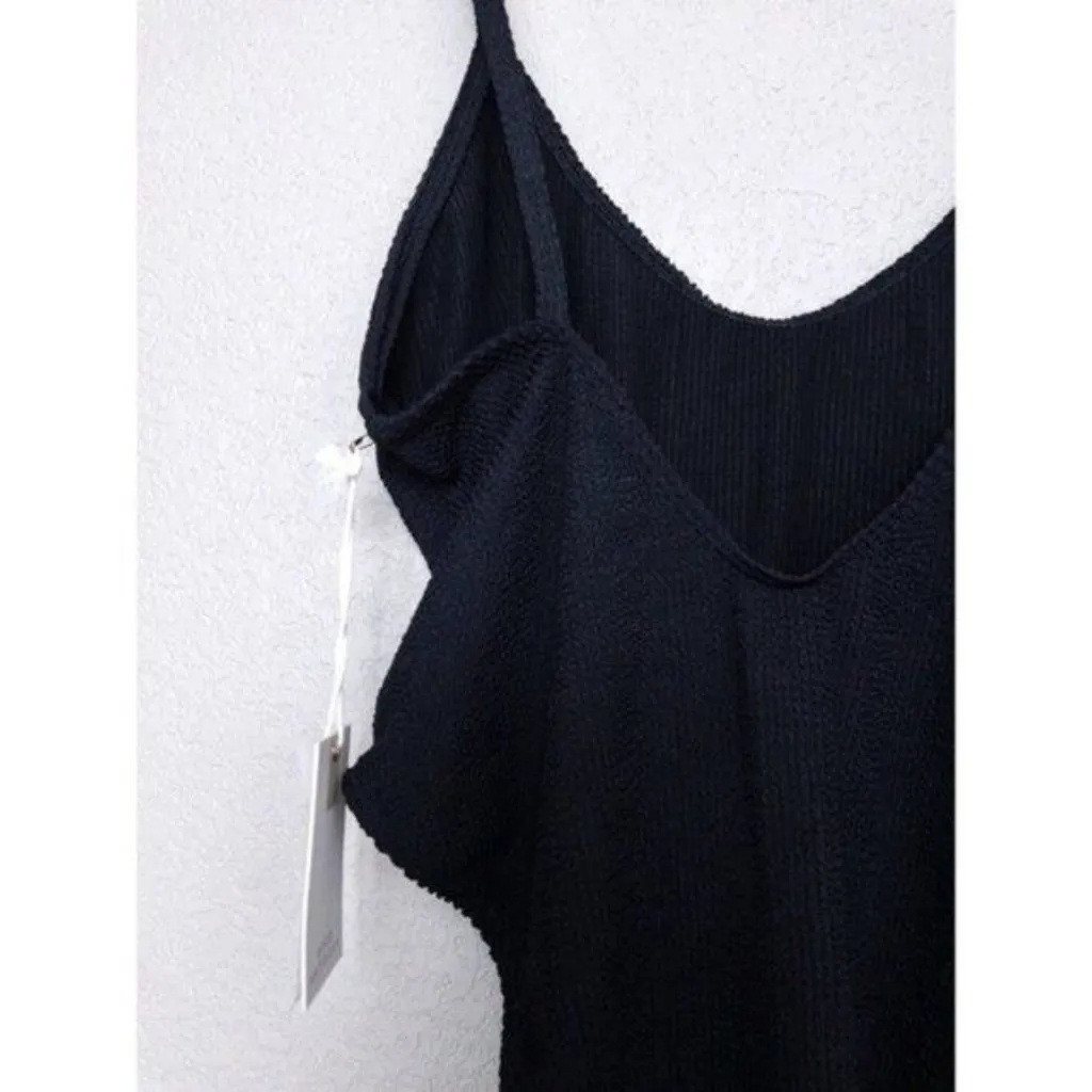 NWT Good American Always Fits One Piece 2XL-3XL Black001 Stretch Cheeky Crinkle - Image 7