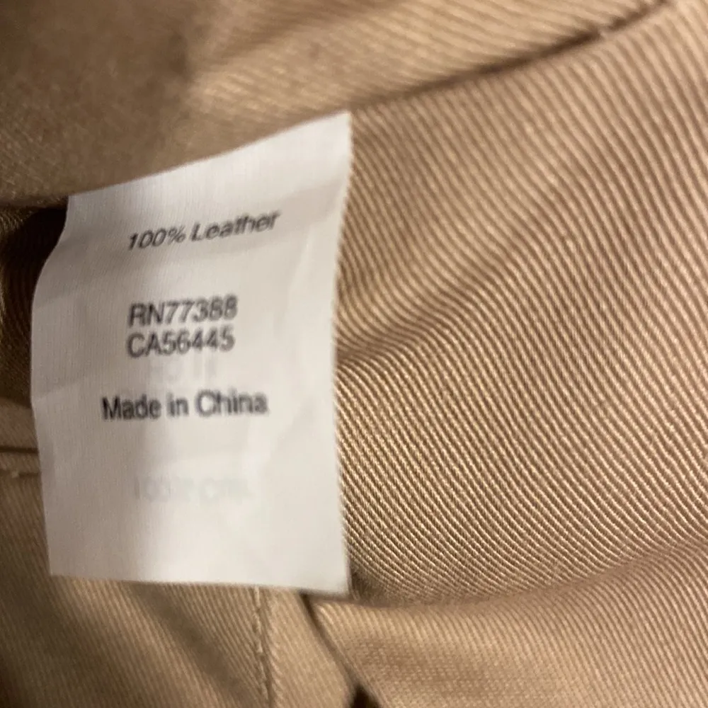 J.Crew 100% Leather Purse /Clutch tan/ brown color excellent condition - Image 4