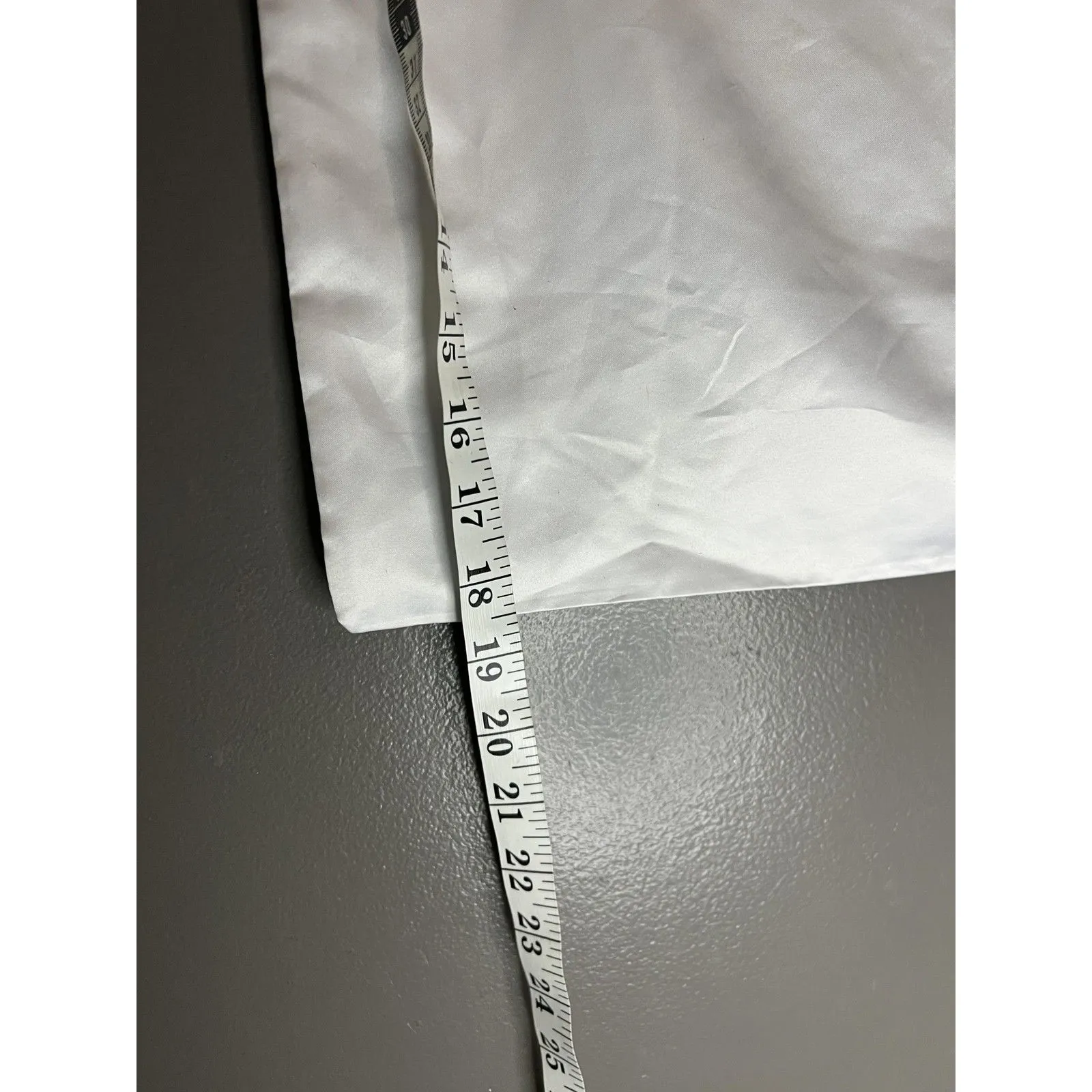 Michael Kors Dust Bag White Satin Logo Drawstring Storage Pouch One Size - Image 6