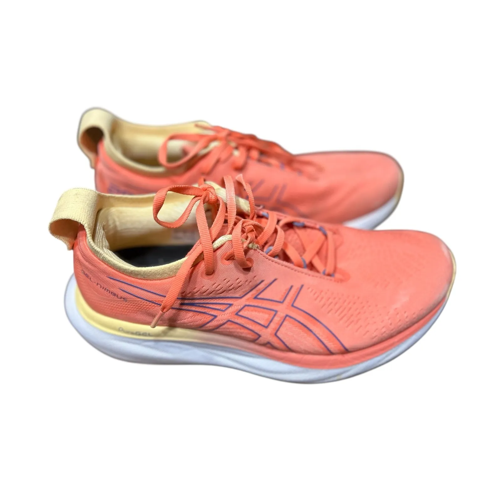 ASICS GEL NIMBUS 25 Coral Running Shoes Women Size 9 gLightweight Comfort - Image 5