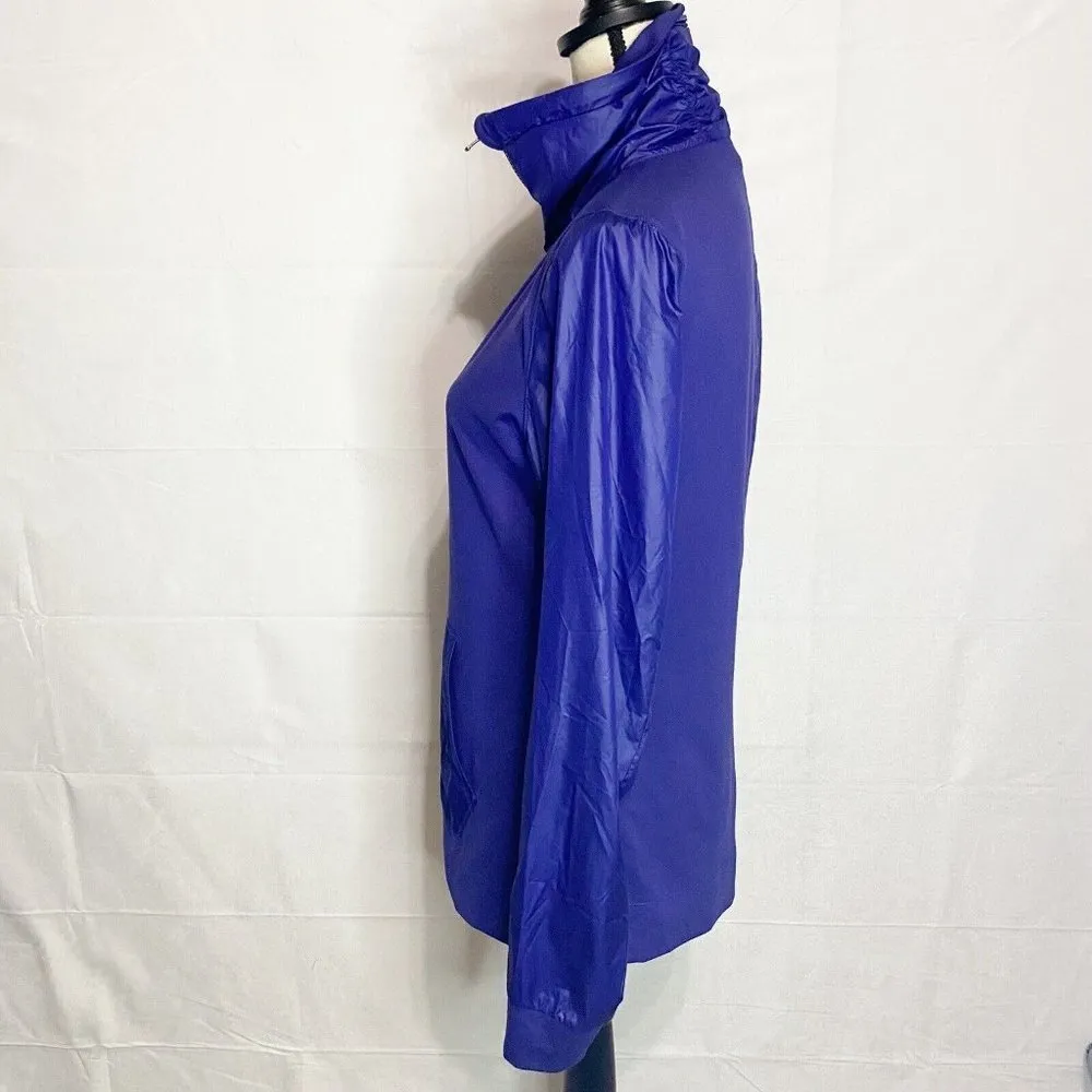 Under Armour Jacket All Season Gear Women's Medium Zip Fitted Blue Purple Light - Image 4