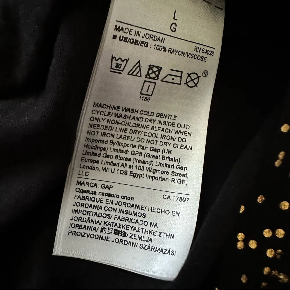 Gap Black Sleeveless Top Size L Women - Image 5