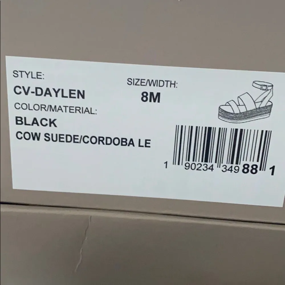 Crown Vintage wedge shoes Black Size 8 - Image 4