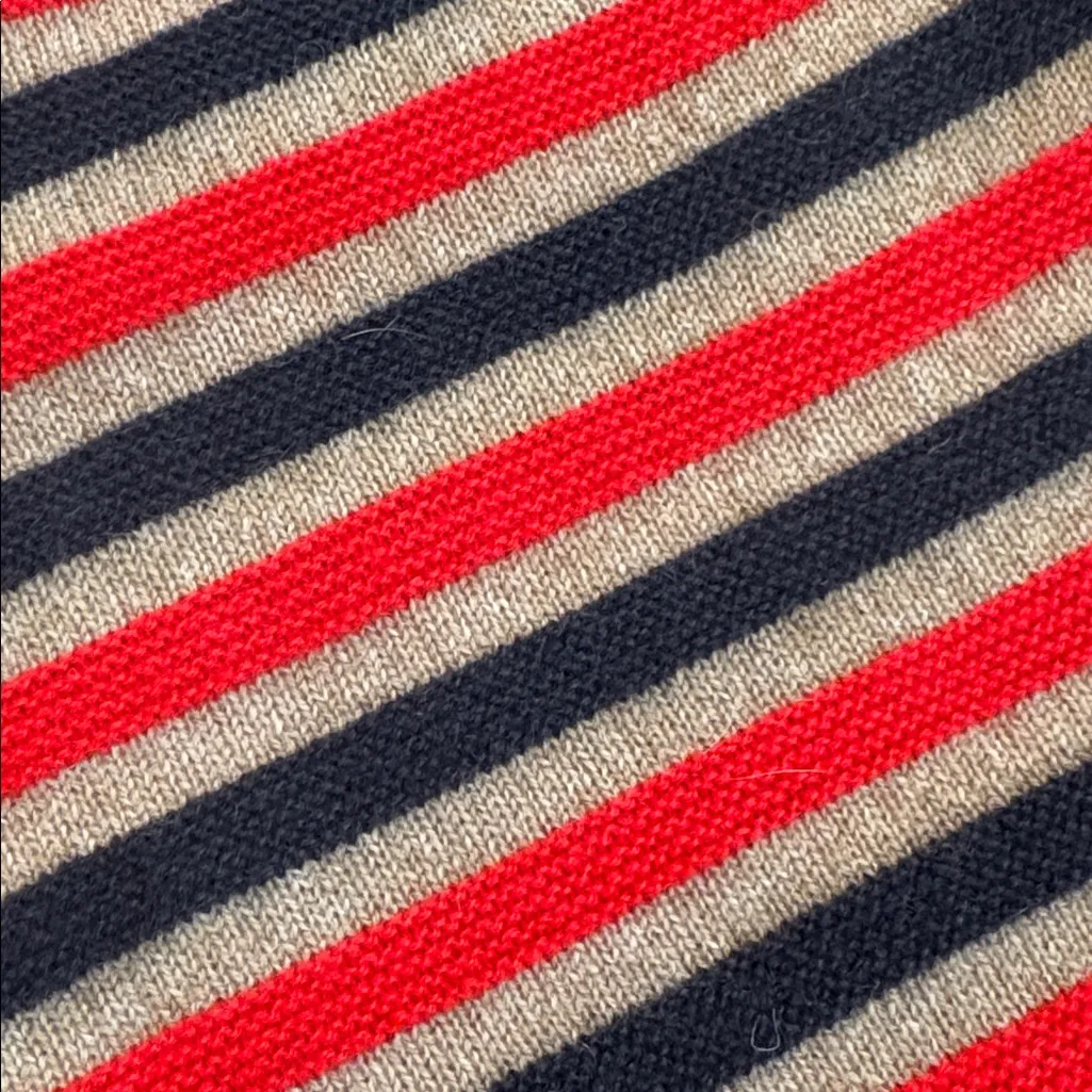 EUC J. Crew 100% Cashmere Striped Sweater Size XS - Image 7