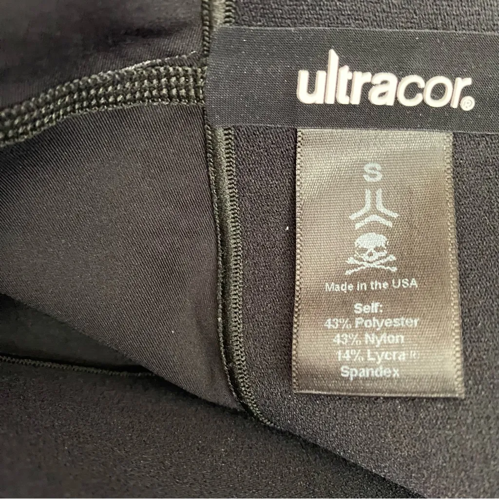 Ultracor Black Skull Camo Leggings size small Yoga Workout - Image 8