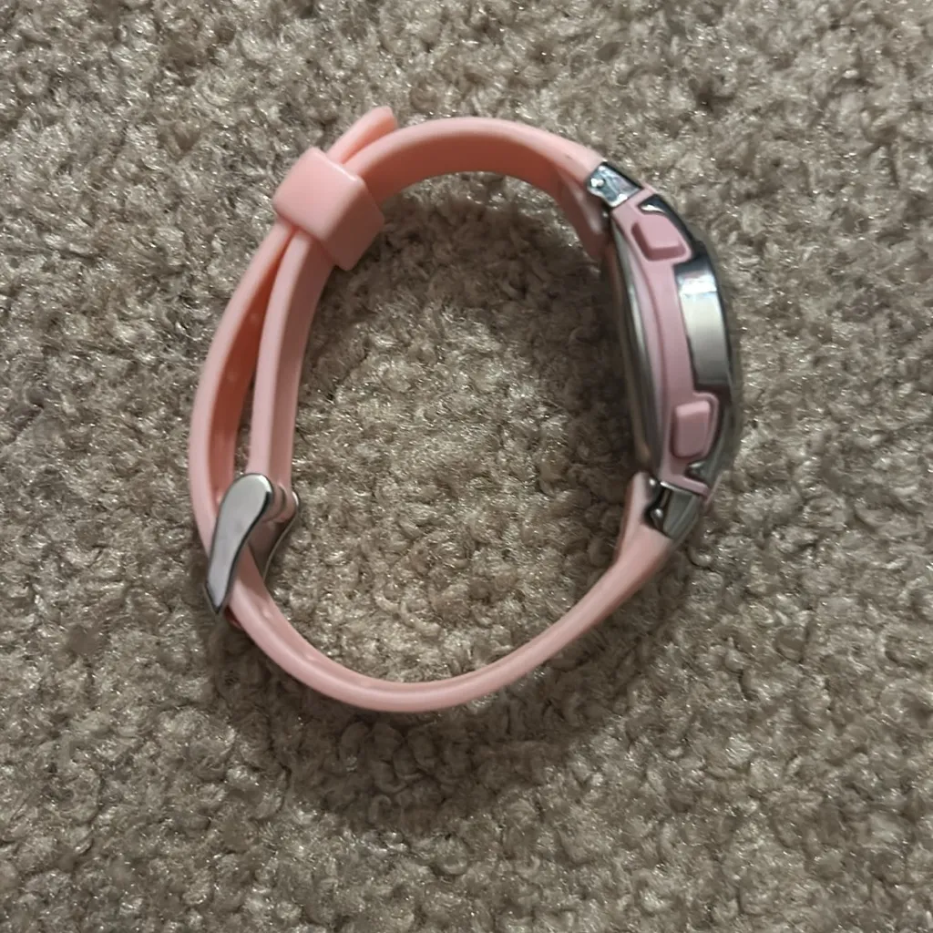 Armitron Pro Sport women’s vintage‎ pink/silver adjustable digital watch working Pink - Image 4