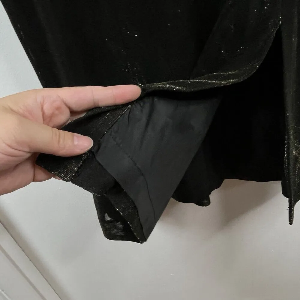 Vintage Wiggle Cocktail Dress Bombshell PinUp Pencil Vixen Sexy Sheer Sz 10 - Image 8