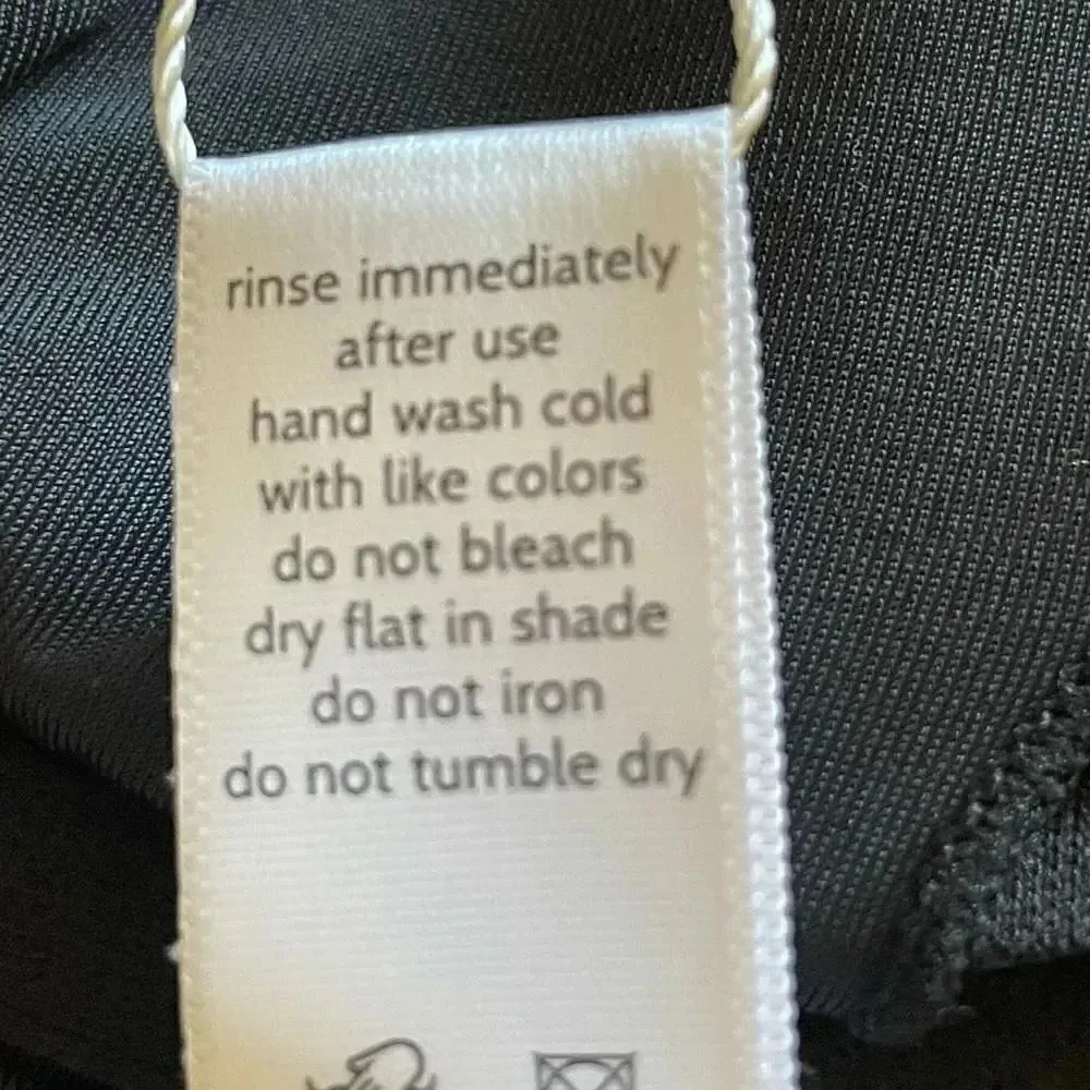 Andie The Sicily Bikini Black  Adjustable Straps Underwire Top
Bra Size M #1452 - Image 9