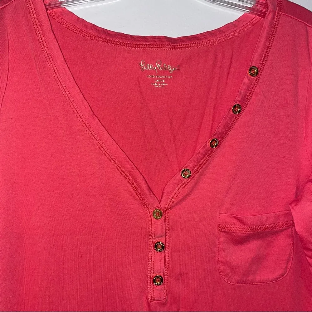 Lilly Pulitzer Island Coral Palmetto Dress - Image 5