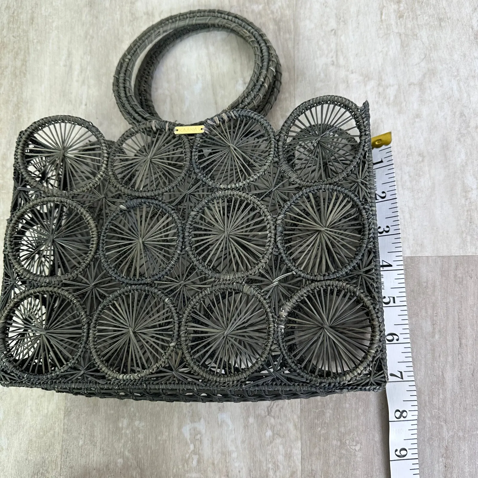 Kaanas Salamina Round Handle Tote purse bag - Image 4