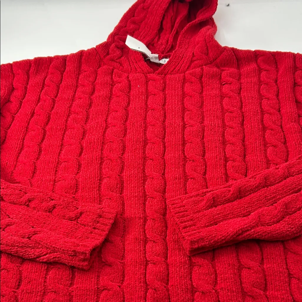 Love Red Knit Sweater Size XL - Image 2