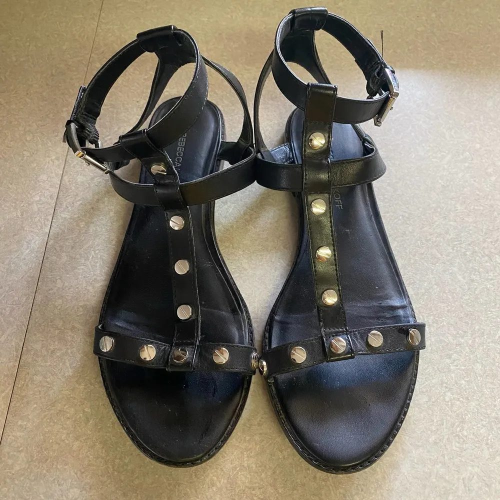 Rebecca Minkoff Sandy Gladiator Coastal Western Minimalist Sandals 8 - Image 2