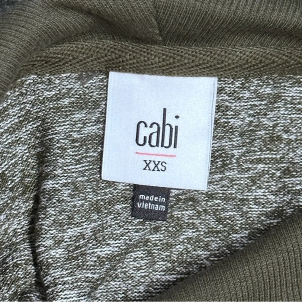 Cabi Solace Olive Green Cowl Neck Dress size‎ XXS - Image 4