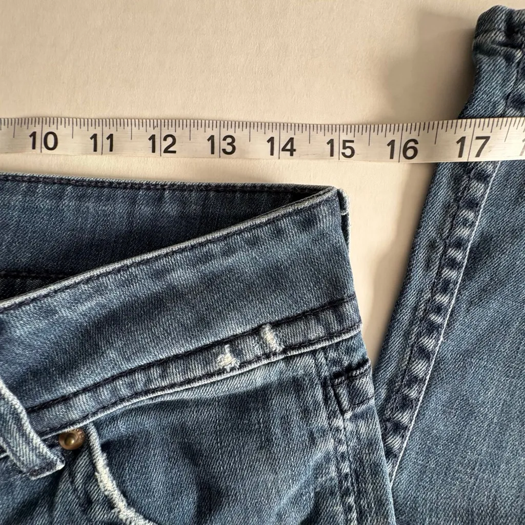 VTG Hudson low rise Flare Leg Jeans Size 27 made in USA y2k - Image 15