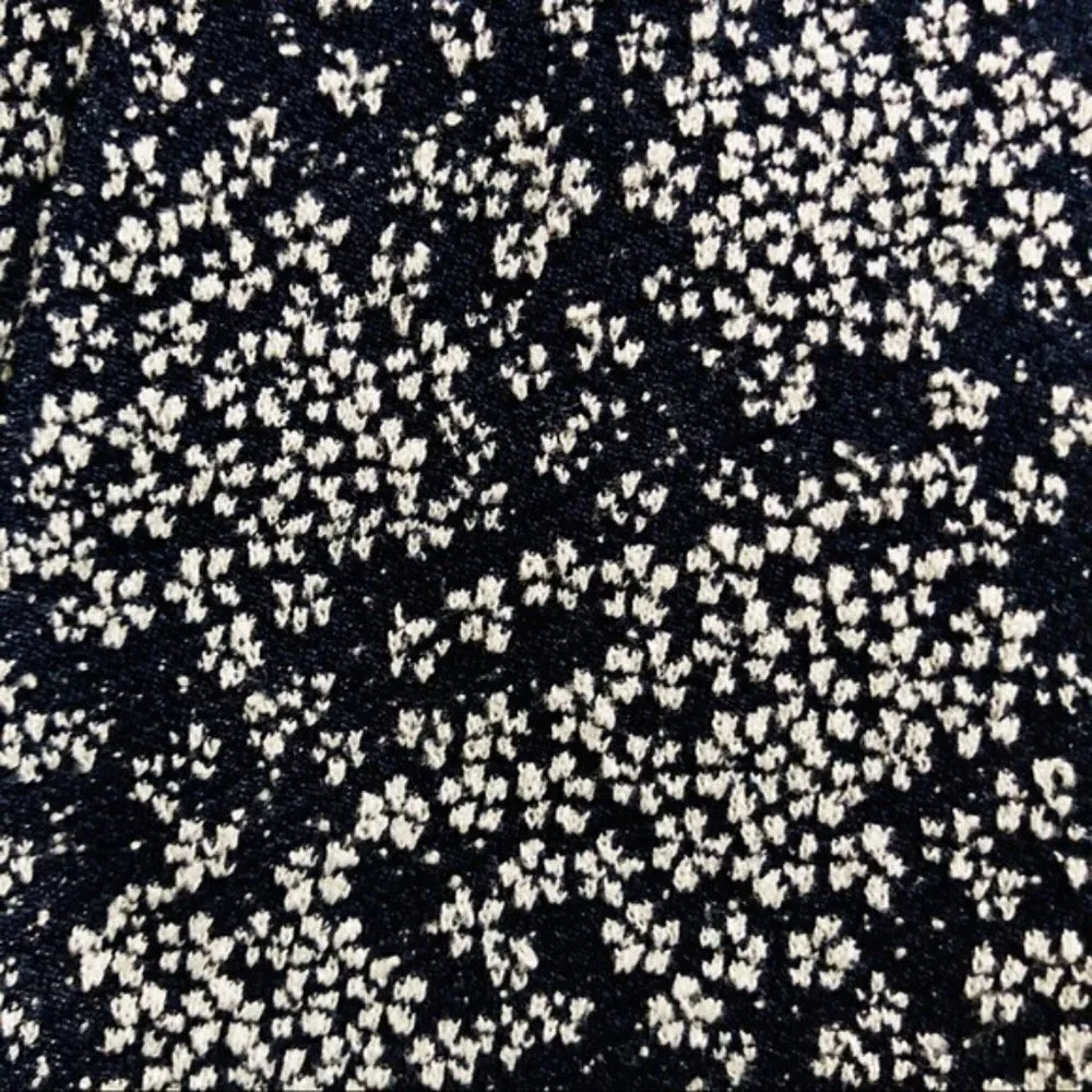 Michael Michael Kors Pant XS NWT Cropped Ankle Stretch Knit Floral Navy blue - Image 4