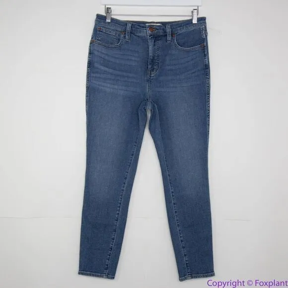 NEW Madewell 10" High-Rise Skinny Crop Jeans in Bradfield‎ Wash, 29 - Image 4