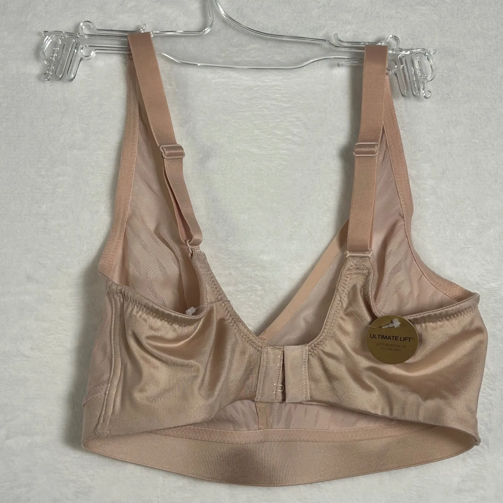 Wacoal Ultimate Lift Full Coverage Bra 32D Beige Wirefree Style 852336 - Image 2