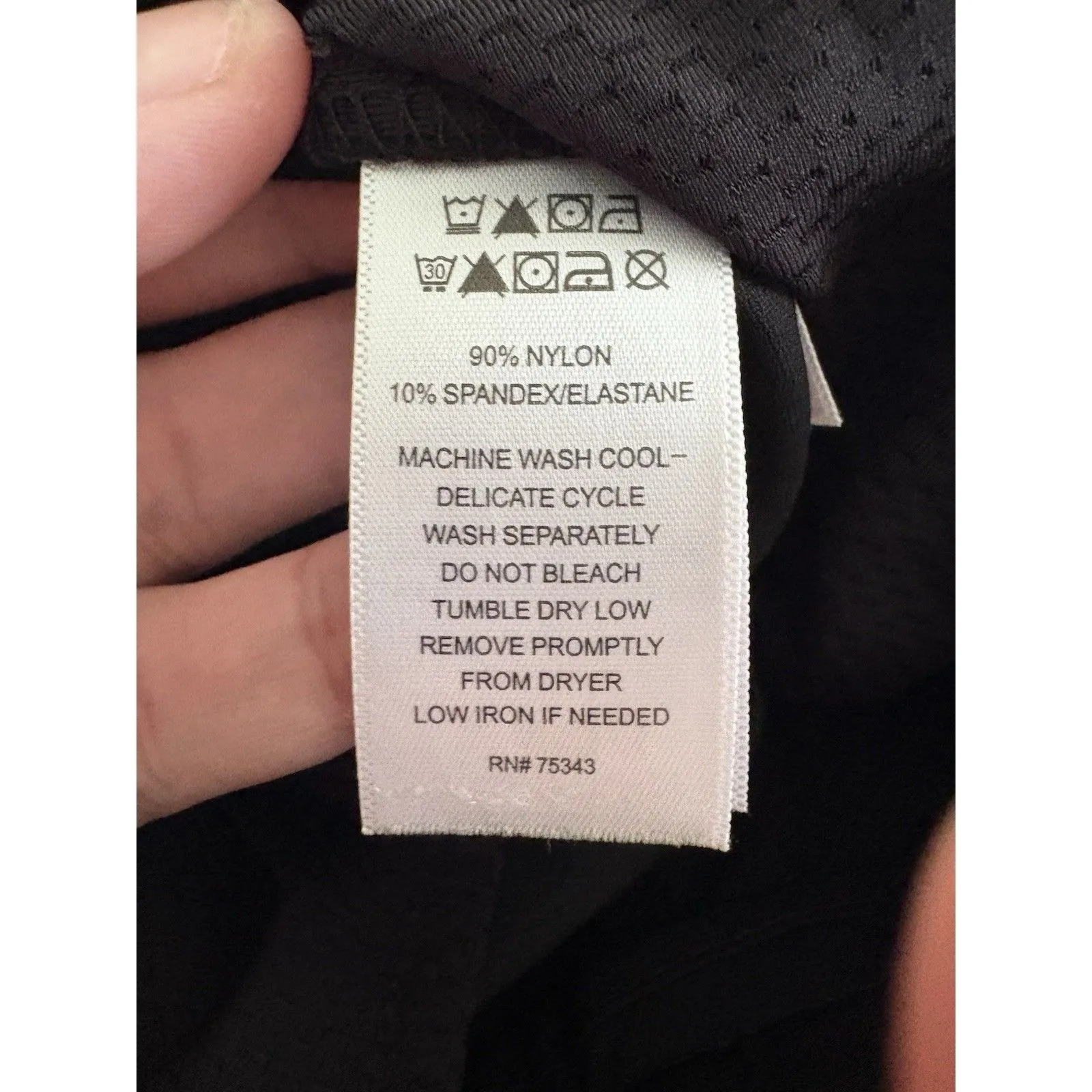 Tommy Bahama Womens Black Shorts Comfort‎ Casual IslandZone Stretch Large - Image 4