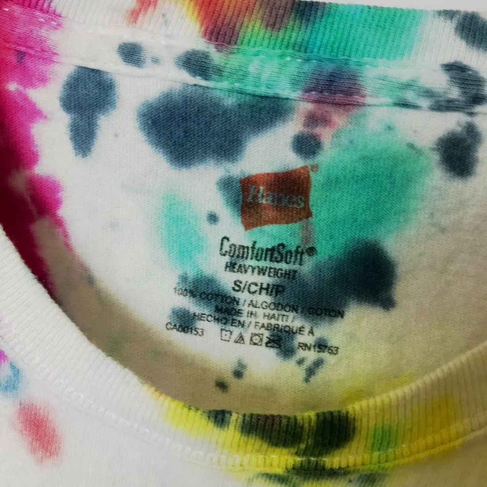 ComfortSoft Tie Dye T Shirt Adult Spiral Festival Tee Trendy Short Sleeve s - Image 3