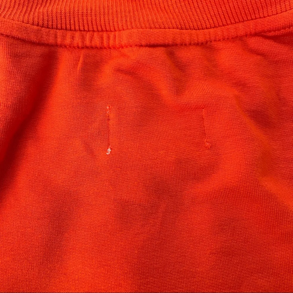 Lou & Grey Signature Soft Half Zip Pullover Sweatshirt Orange - Image 9