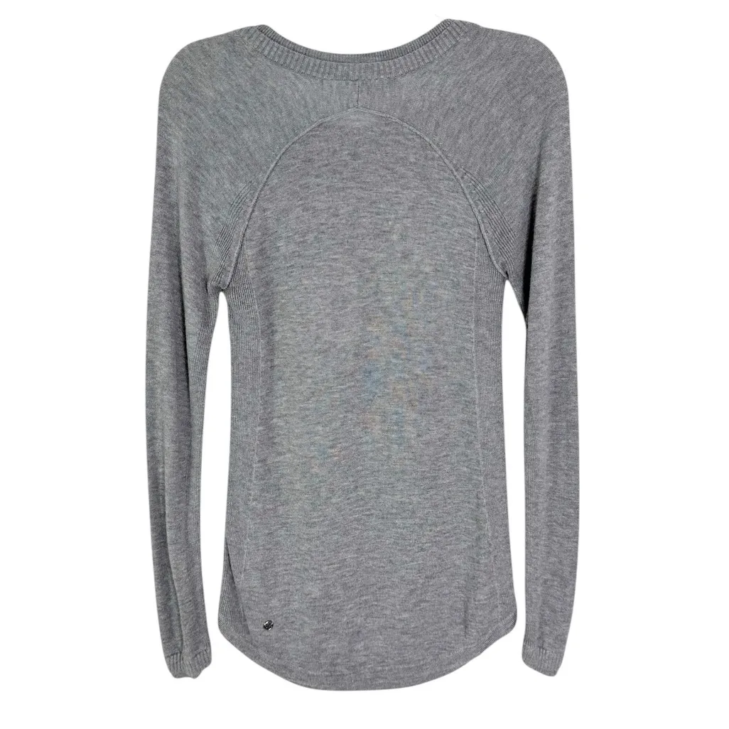 Lululemon Sunshine Coast Long Sleeve Heathered Medium Grey Size 4 - Image 8
