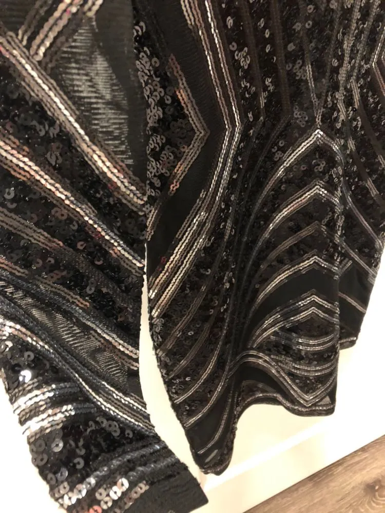 Sequence Geometric Black Dress - Image 5