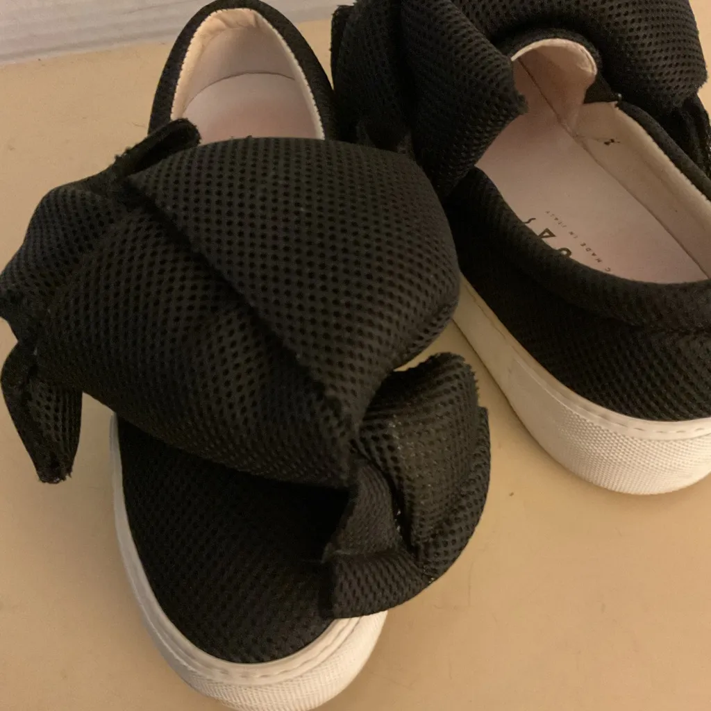 Joshua women black mesh platform sanders sneaker shoes size 5.5 - Image 2