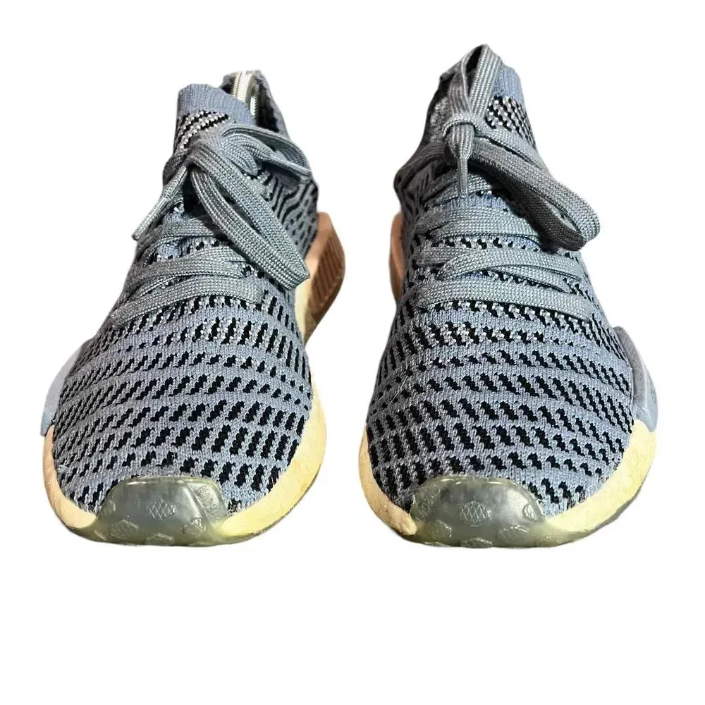 Adidas NMD R1STLT Primeknit Women's‎ Blue Athletic Sneakers Size 9.5 - Image 3