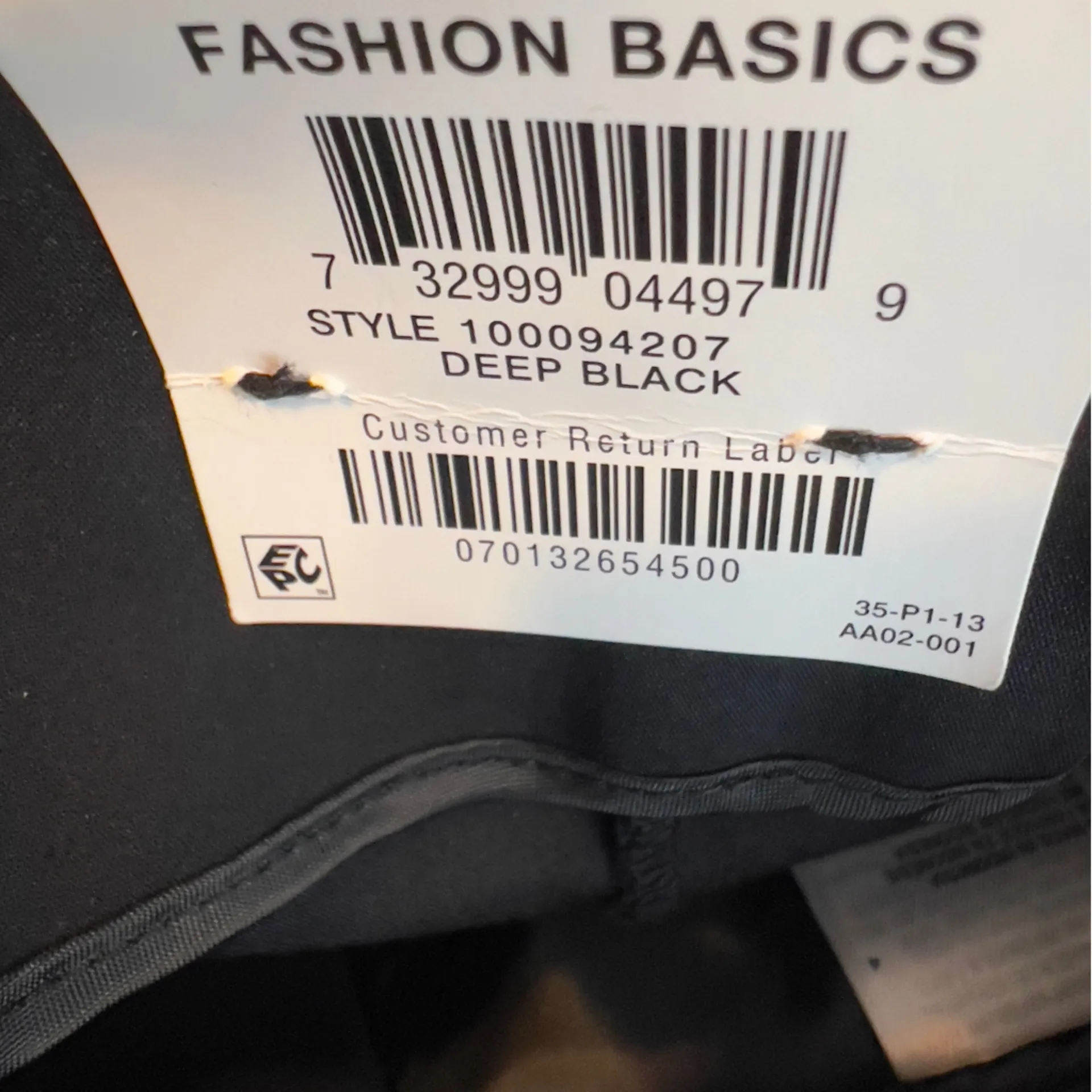 Inc. International Concepts Size 4 Black Slim Leg Ankle Mid Rise Pants - Image 6