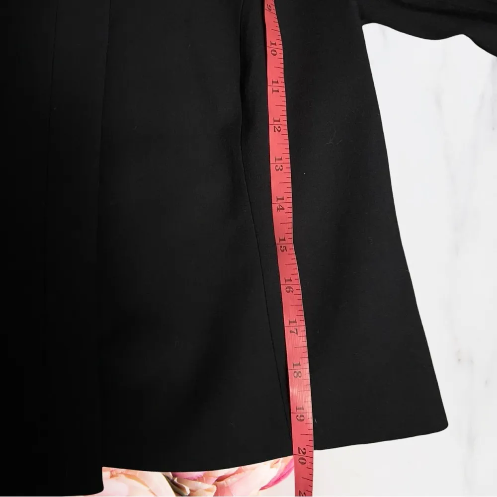 NWT Calvin Klein Cropped Blazer Jacket~ Gold Accented Button~ Sz 0 - Image 4