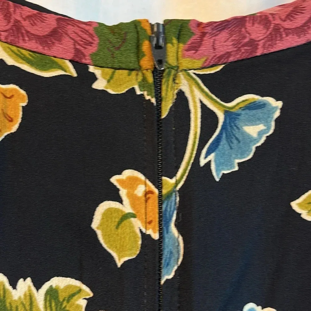 Betsey Johnson Vintage Y2K Floral Wide Leg Pants - Image 5