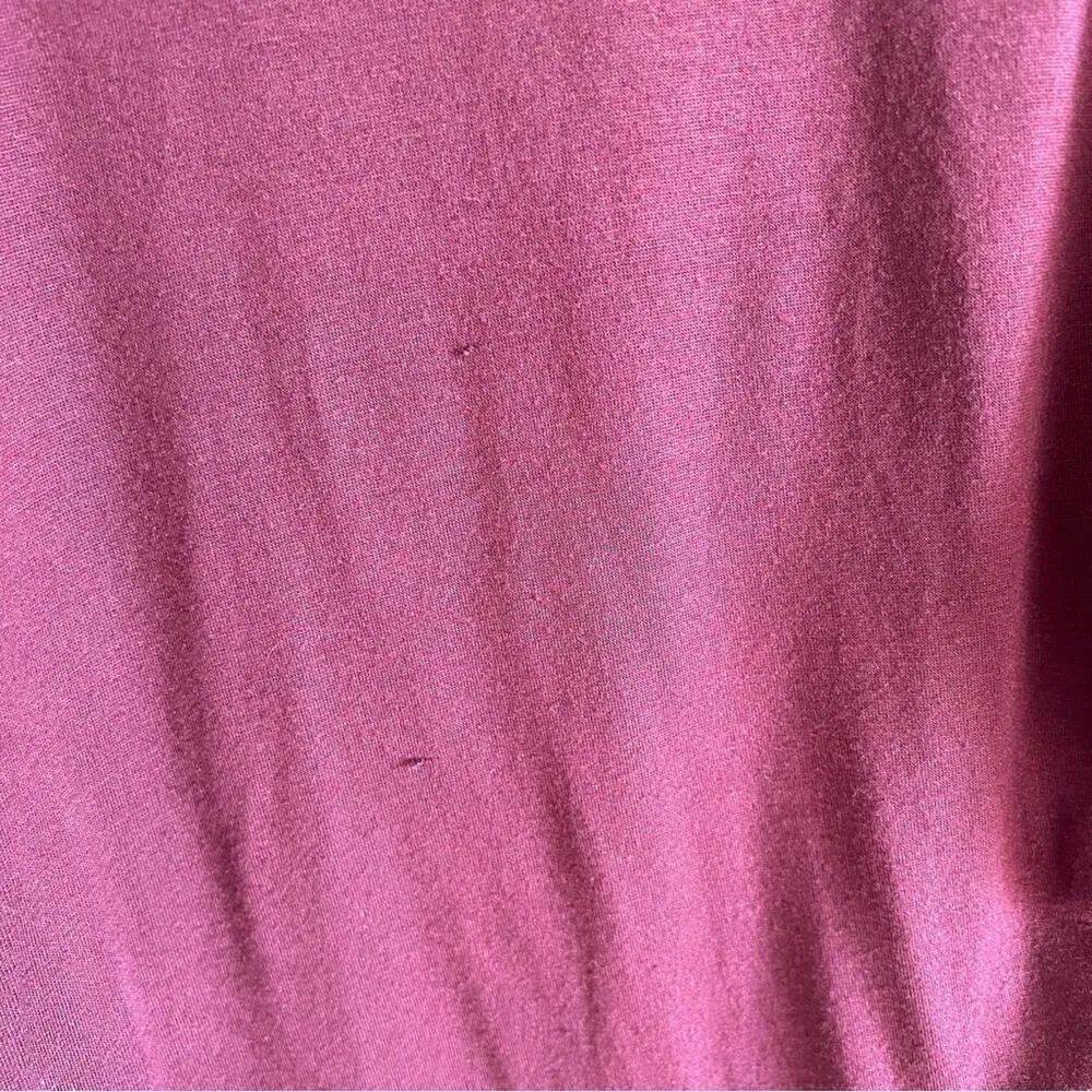 SEN Women's Alaia Sleeveless Side Ruched Burgundy Dress Red - Image 5