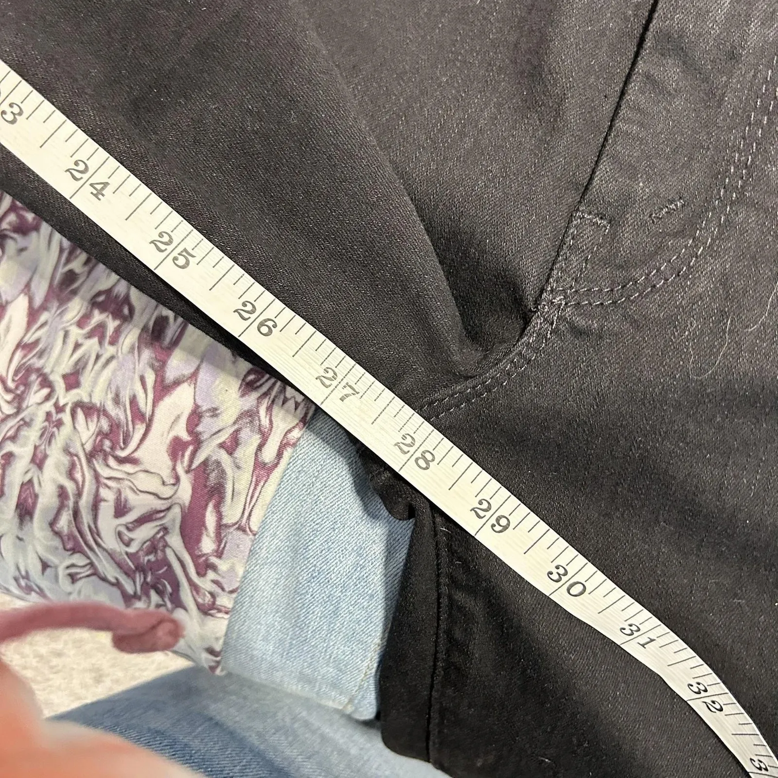 Mother Jeans Womens 26 Black The Looker Ankle Fray Skinny Raw Hem Not Guilty - Image 4