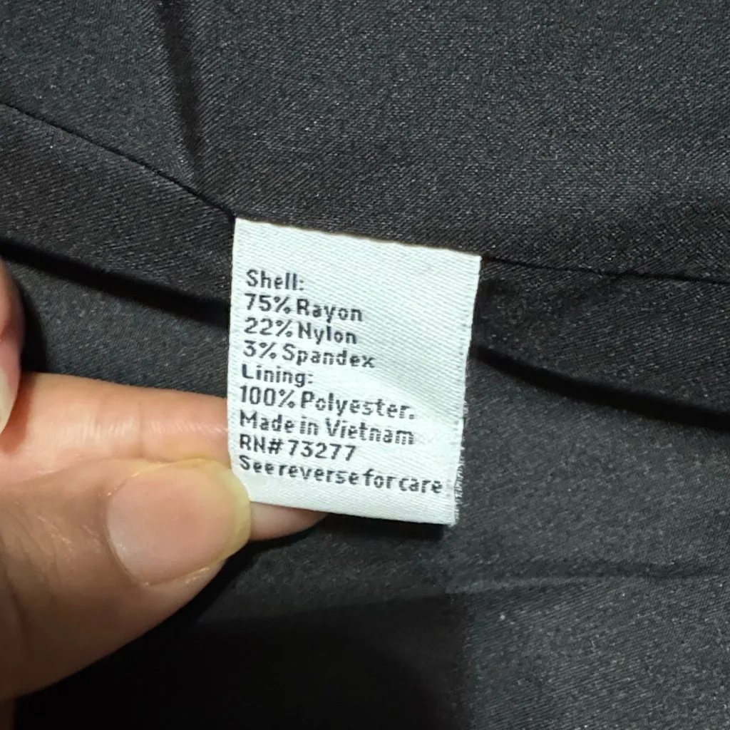 Theory Black and White Textured Blazer - Image 4