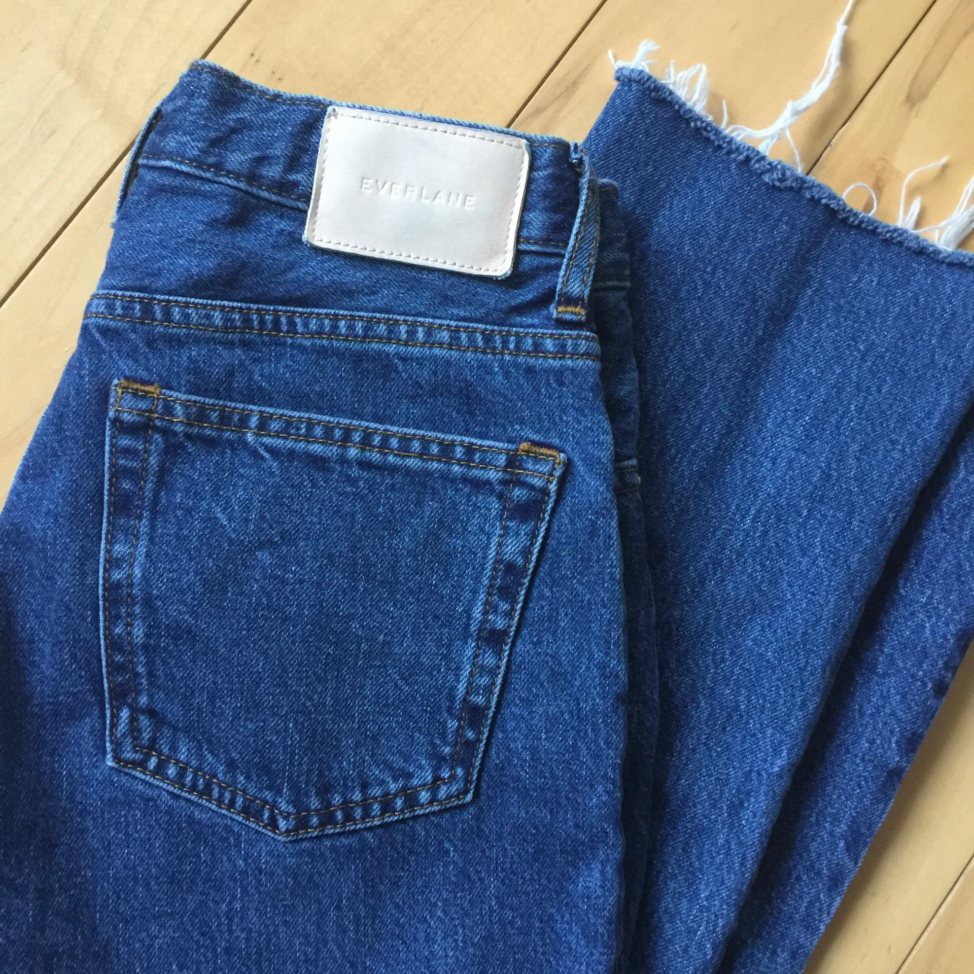 Everlane High Rise Straight Leg Jeans - Image 2