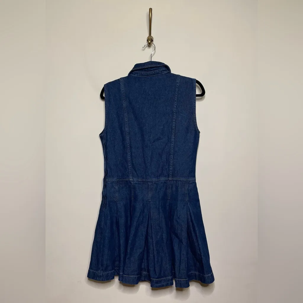 Reformation Blue Denim Mini Dress - Image 7