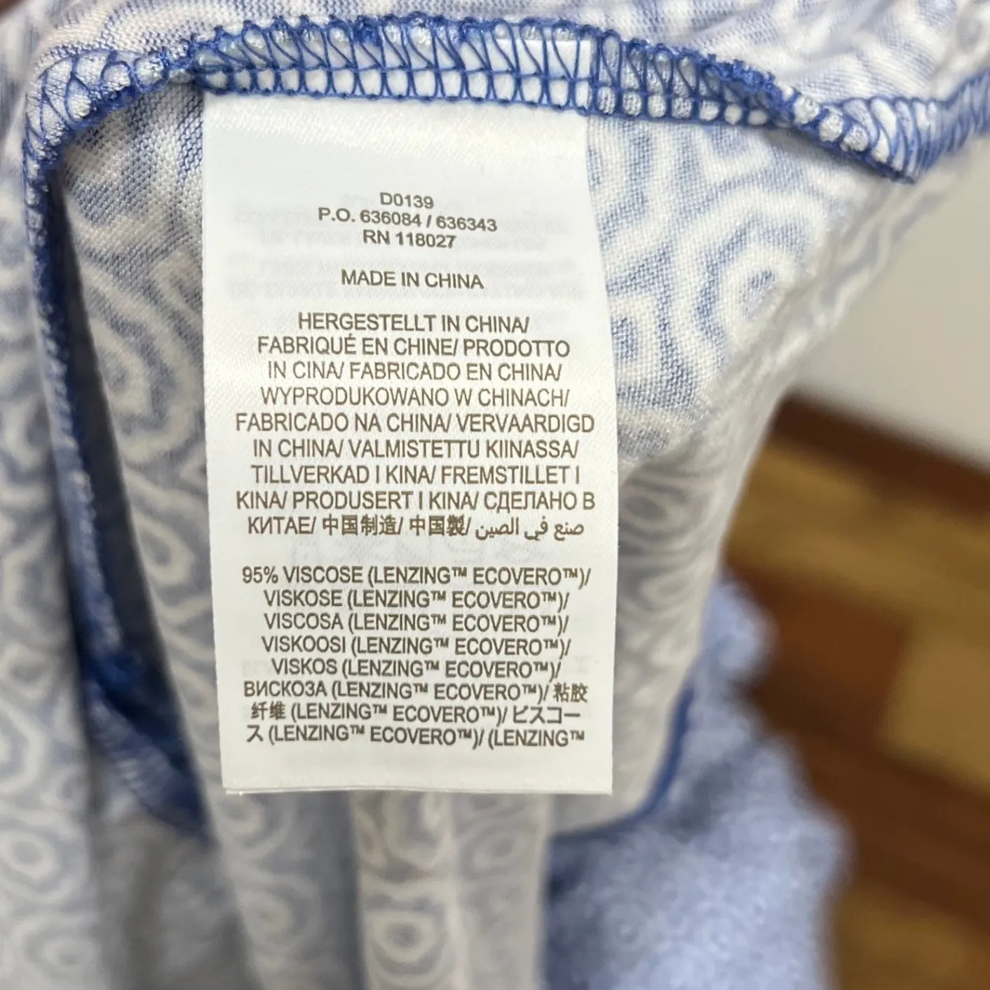 Boden Womens Dress 2 NWT $98 Jersey Knit Midi‎ Short Sleeve Bloom Geo Bluebell Blue - Image 7