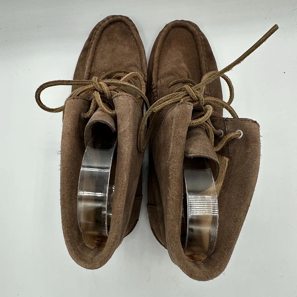 Frye Quincy Chukka Boots Brown Suede Women's 8.5 - Image 5