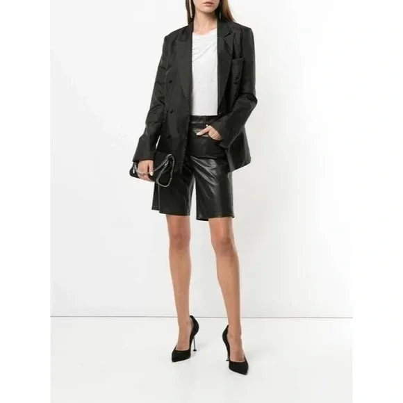 RtA Selma Cotton Cashmere Cowl Neck Top NWT - Image 3