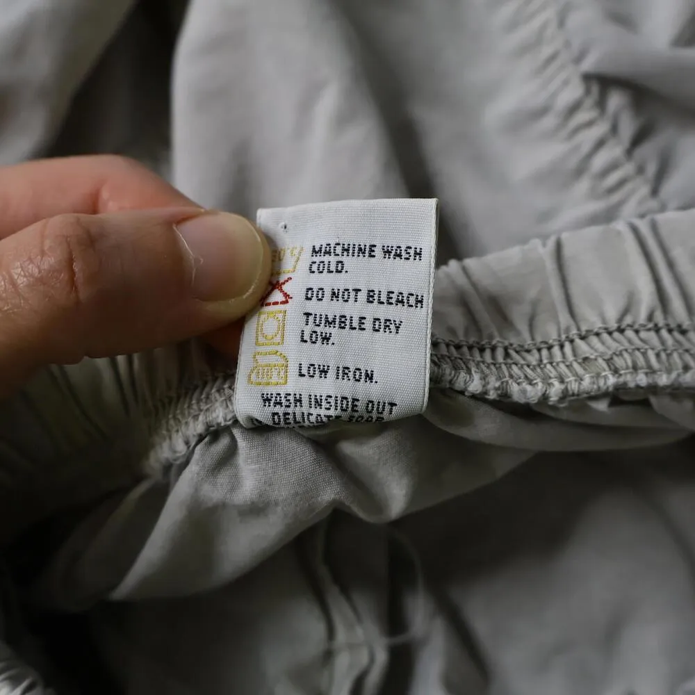 VTG Gramicci Pants Womens XL Beige Rock Climbing Ruched Active Outdoor 90s Nylon - Image 9