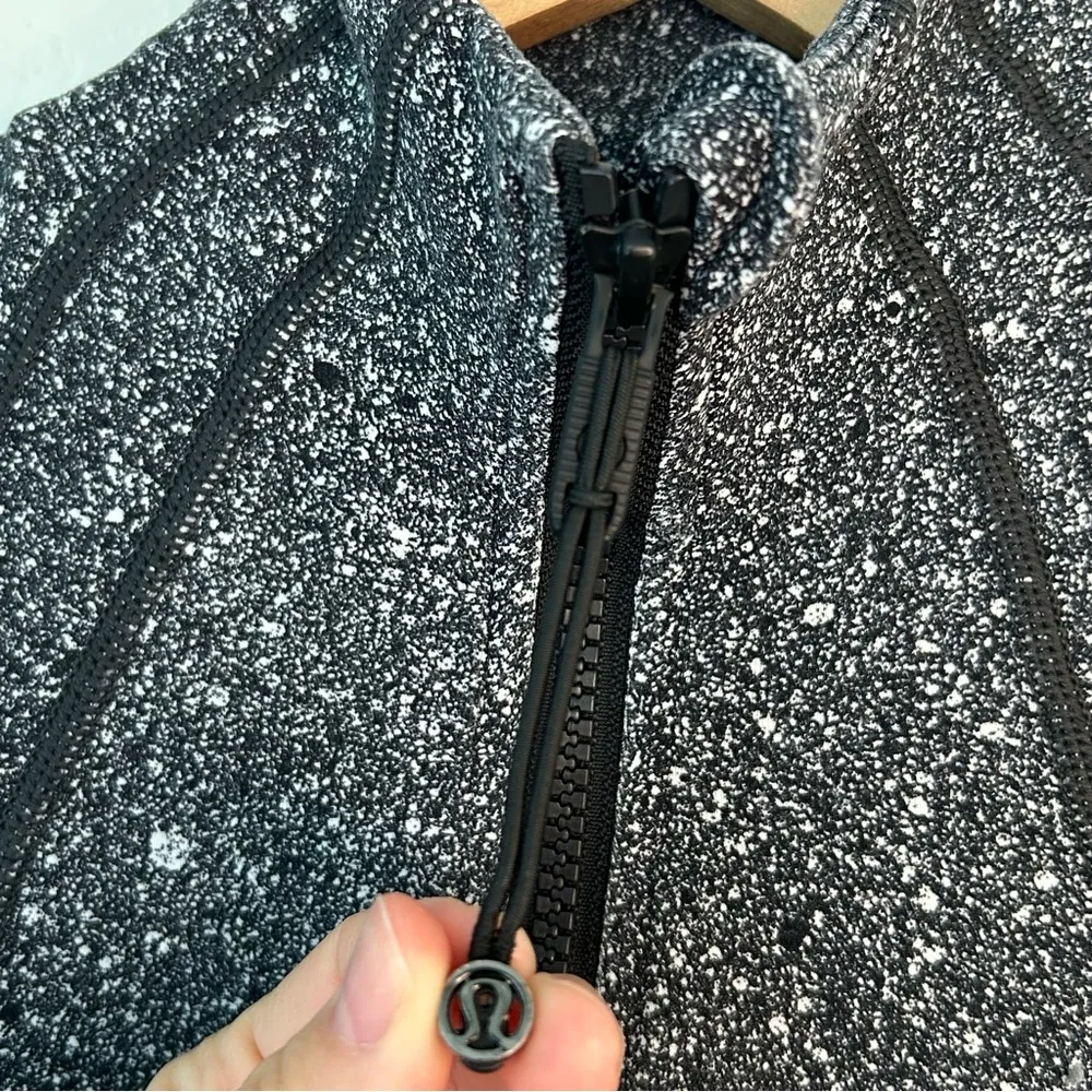 Lululemon Define Jacket Luminesce Splatter White Black 4 - Image 3