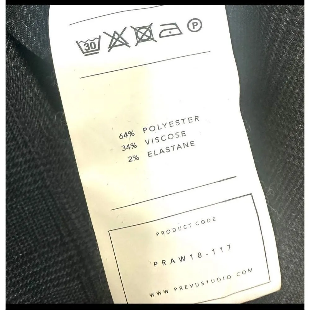 Prèvu black plaid quarter zip jacket Size XS - Image 6