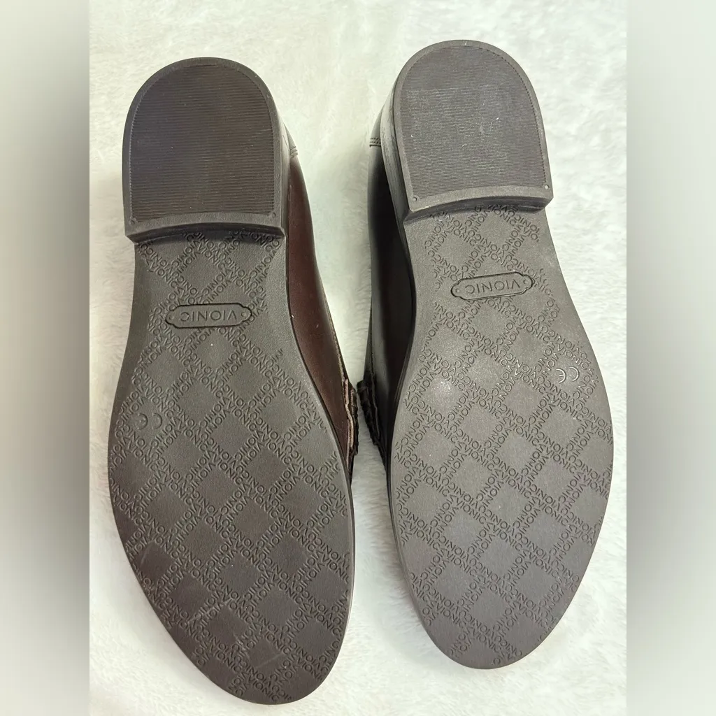 Vionic Brown Waverly Croc-Embossed Loafers - Image 8